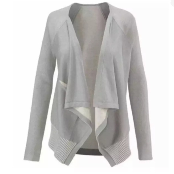 Cabi Gray Pocket Open Cardigan‎ Size Medium - Picture 2 of 10